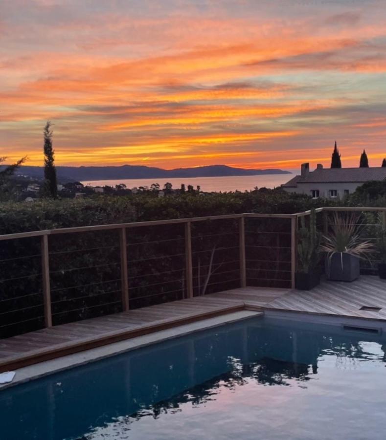Villa Perla Saint-Tropez Cavalaire Sur Mer, 3-5 Chambres, Vue Mer, Piscine Chauffee Avril A Octobre Exterior photo